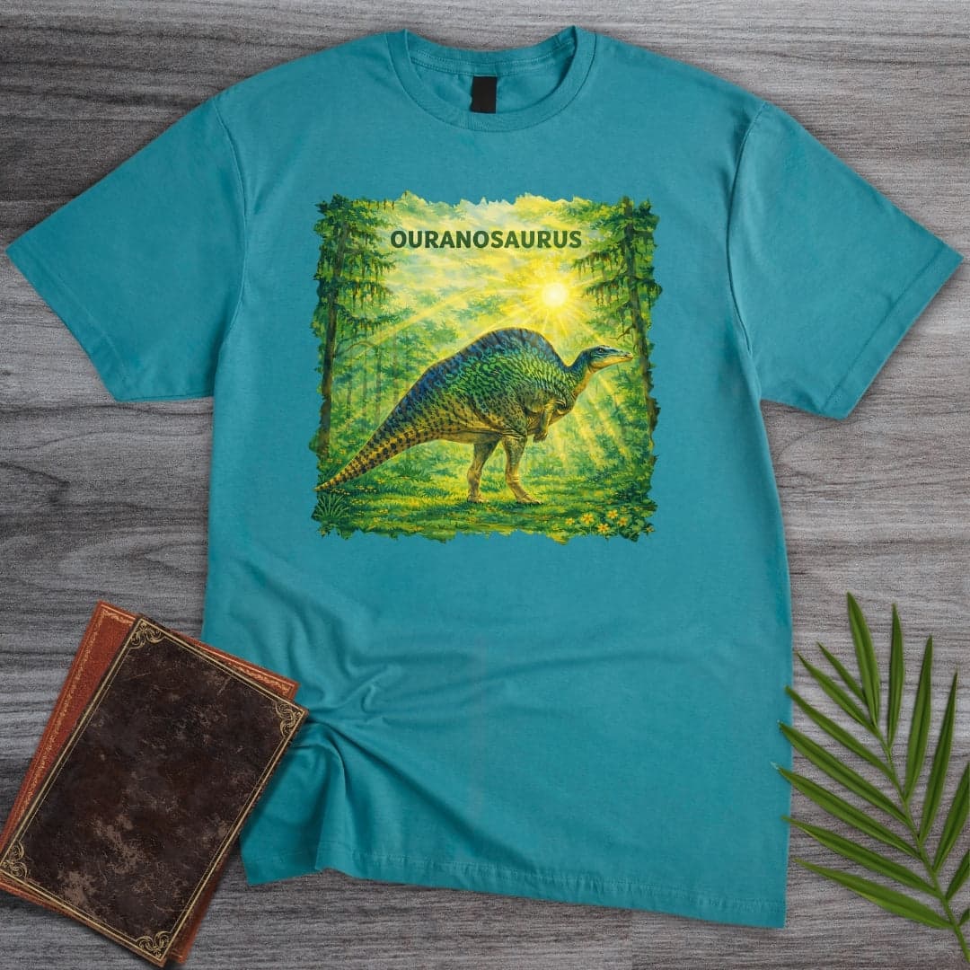 T-Shirt Tropical Blue / S Forested Ouranosaurus T-Shirt