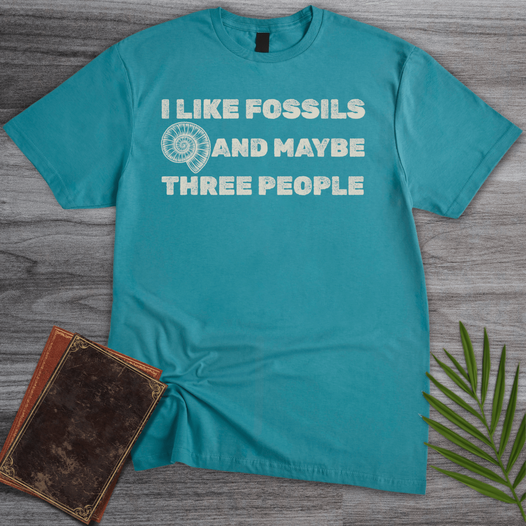 T-Shirt Tropical Blue / S Fossils & Introverted T-Shirt