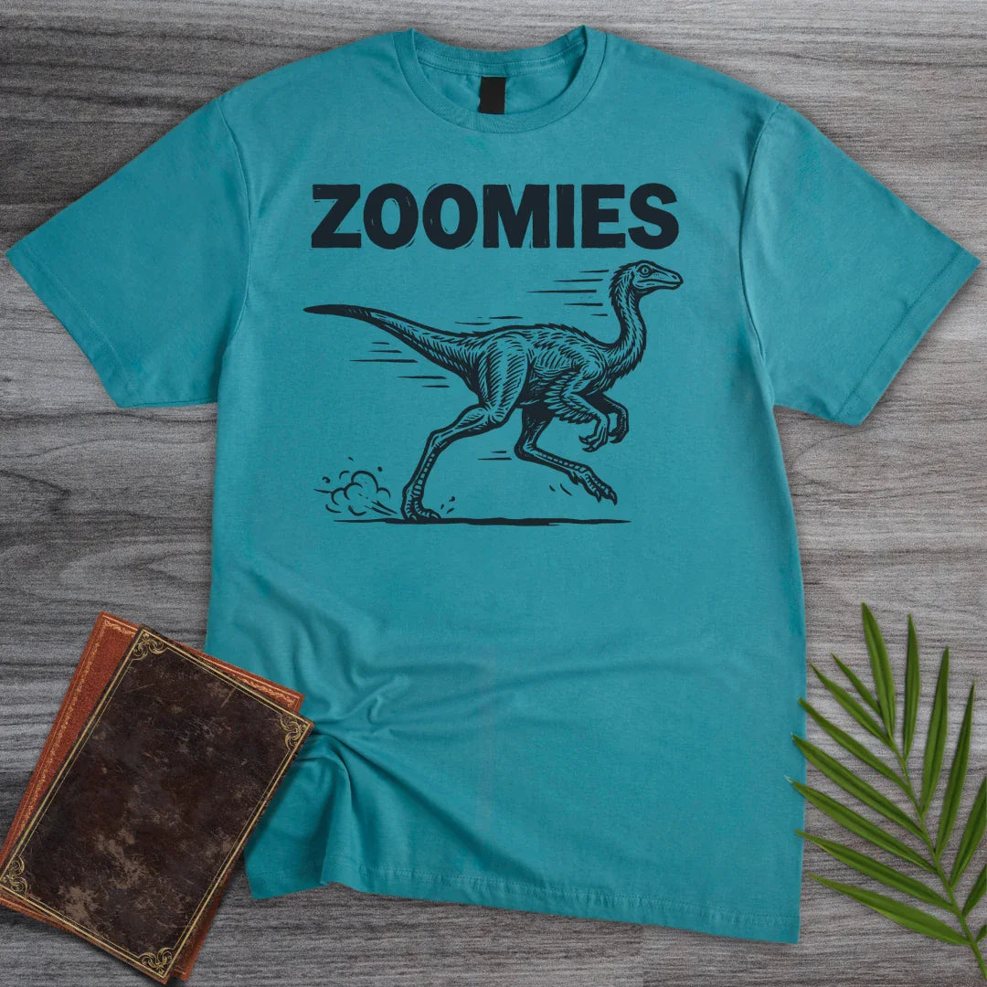 T-Shirt Tropical Blue / S Gallimimus Zoomies T-Shirt