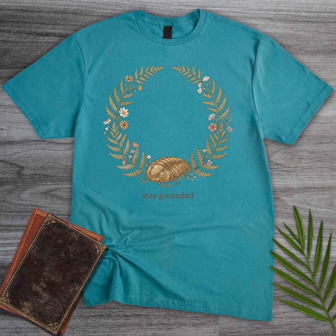 T-Shirt Tropical Blue / S Grounded Trilobite T-Shirt