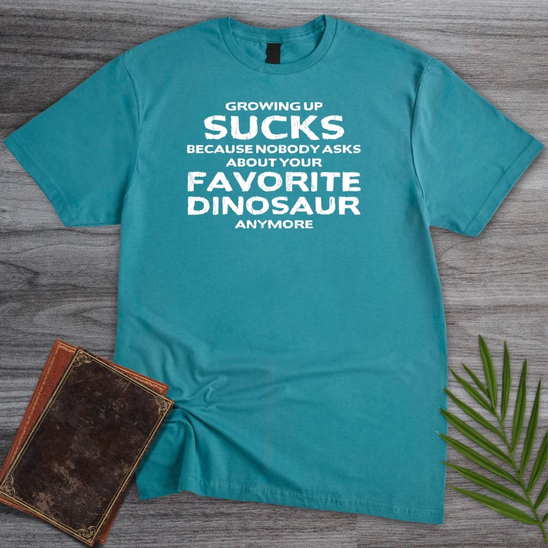 T-Shirt Tropical Blue / S Growing Up Sucks T-Shirt