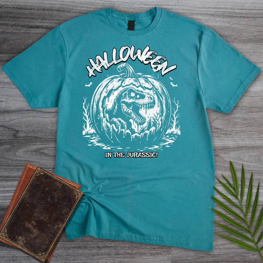 T-Shirt Tropical Blue / S Halloween in the Jurassic T-Shirt
