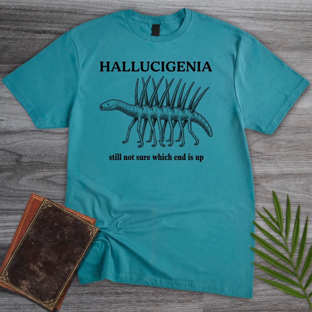 T-Shirt Tropical Blue / S Hallucigenia Self-Doubt T-Shirt