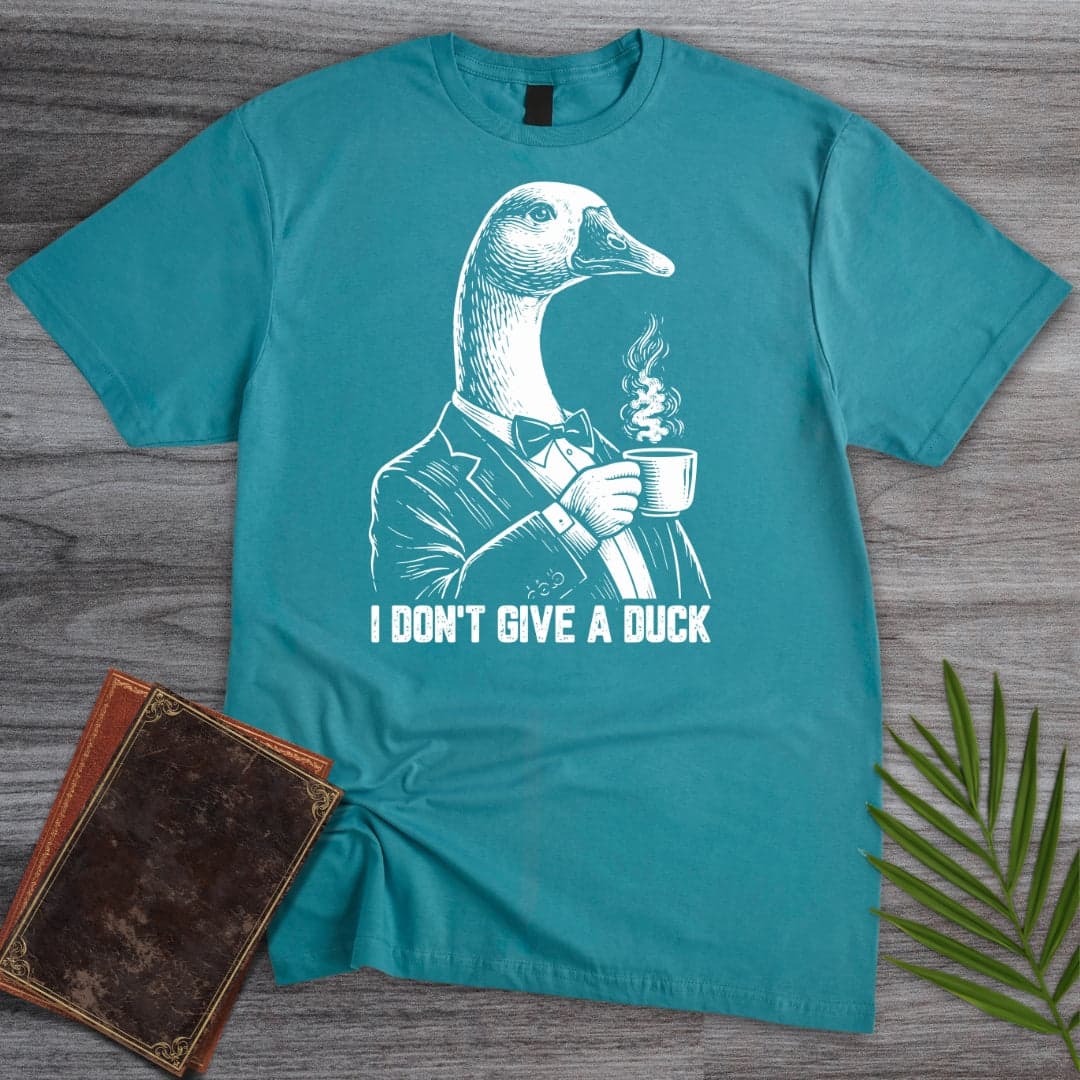 T-Shirt Tropical Blue / S I Don't Give a Duck T-Shirt