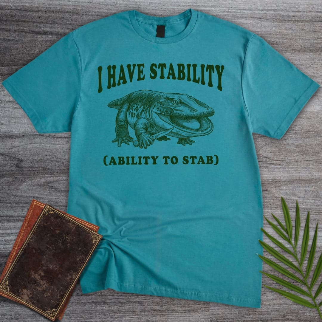 T-Shirt Tropical Blue / S I Have Stability Stenokranio T-Shirt