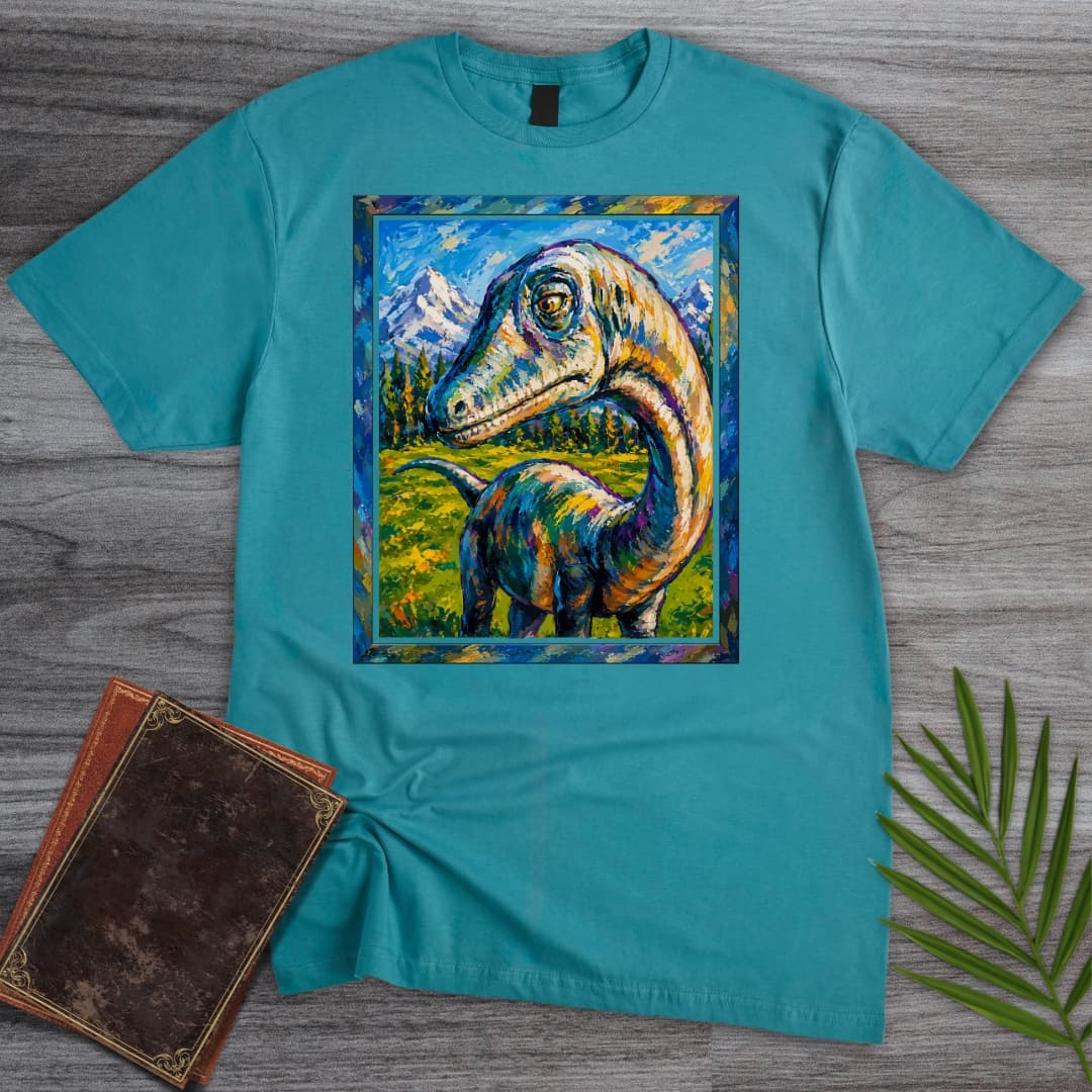 T-Shirt Tropical Blue / S Impressionist Longneck T-Shirt