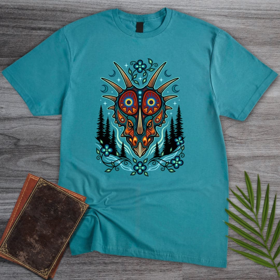 T-Shirt Tropical Blue / S Indigenous Styracosaurus Dream T-Shirt