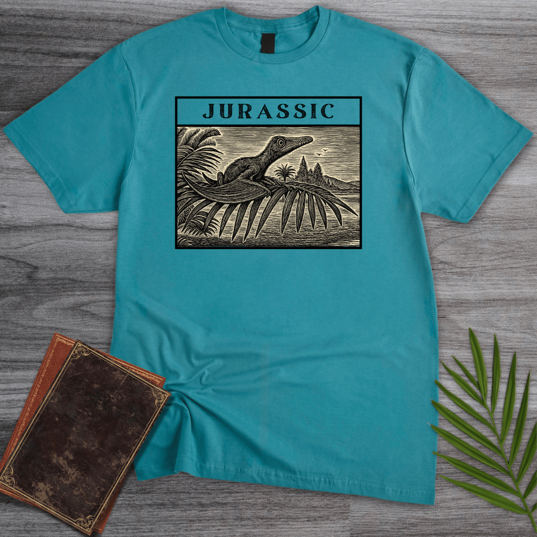 T-Shirt Tropical Blue / S Jurassic Glider T-Shirt