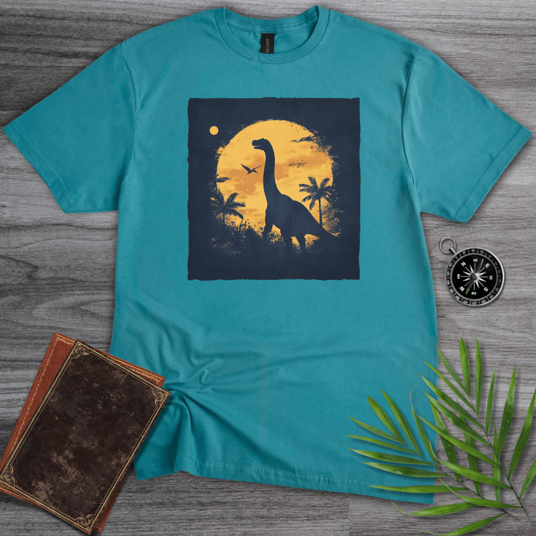 T-Shirt Tropical Blue / S Jurassic Shadow Sunset T-Shirt