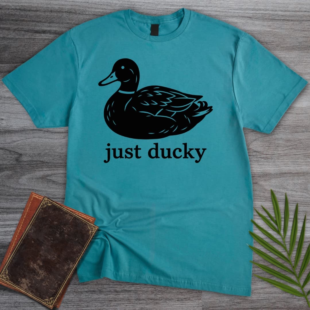 T-Shirt Tropical Blue / S Just Ducky Mallard T-Shirt