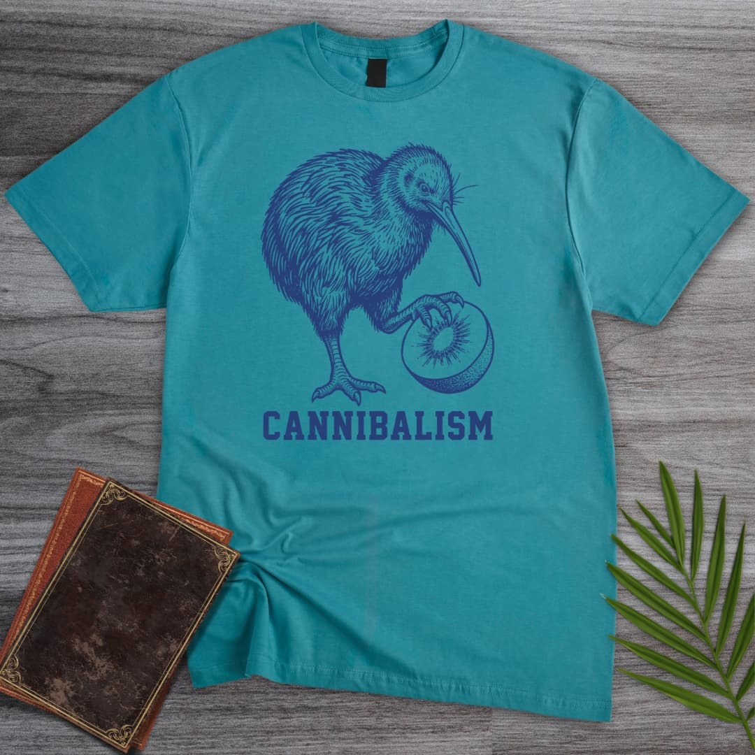 T-Shirt Tropical Blue / S Kiwi Cannibal T-Shirt