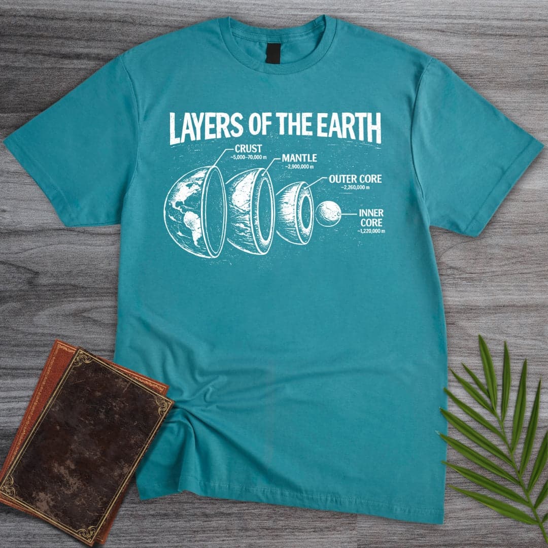 T-Shirt Tropical Blue / S Layers of the Earth T-Shirt