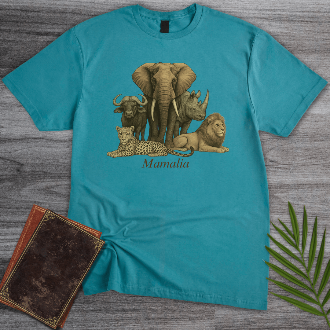 T-Shirt Tropical Blue / S Mammals of South Africa T-Shirt