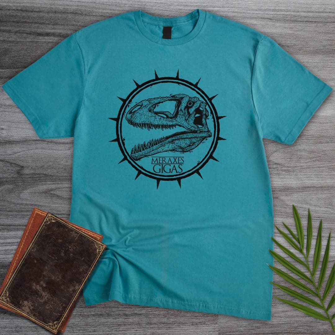 T-Shirt Tropical Blue / S Meraxes Gigas Skull T-Shirt (farkas.art)