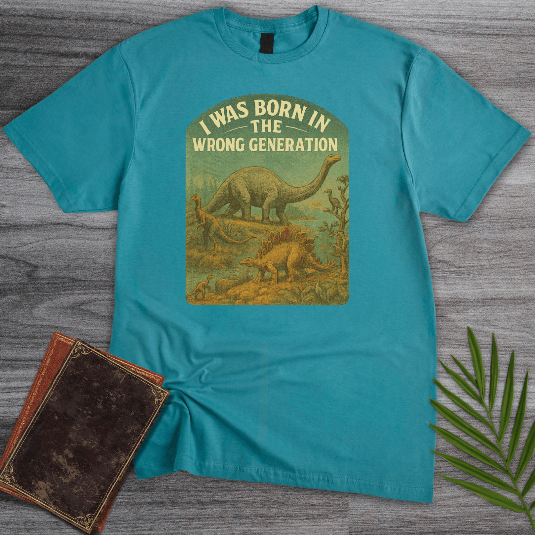 T-Shirt Tropical Blue / S Mesozoic: Born in the Wrong Generation T-Shirt