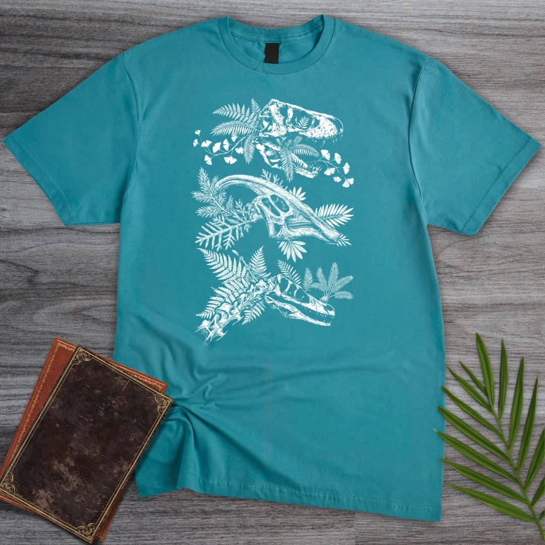T-Shirt Tropical Blue / S Mesozoic Fossil Forest T-Shirt