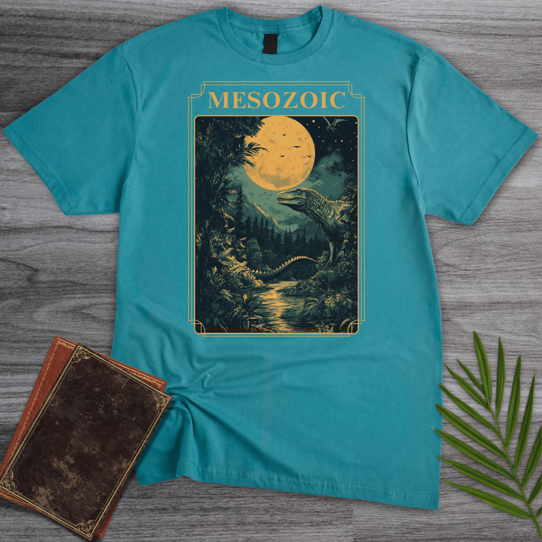 T-Shirt Tropical Blue / S Mesozoic Jungle Nights T-Shirt