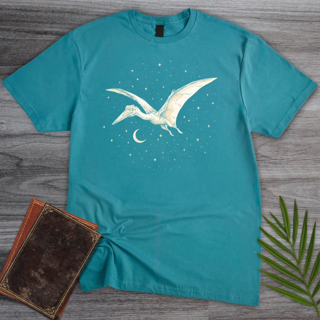T-Shirt Tropical Blue / S Midnight Pterosaur T-Shirt