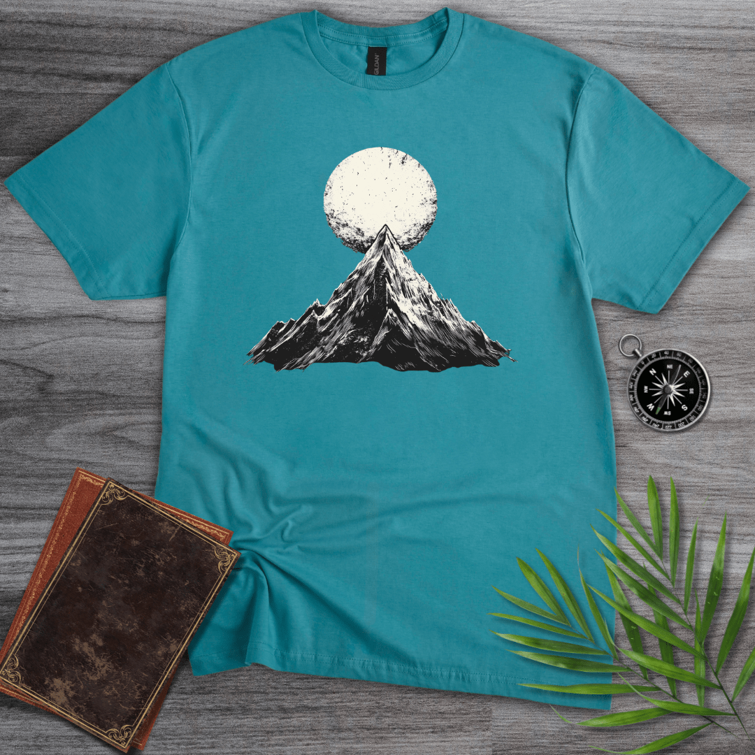 T-Shirt Tropical Blue / S Minimalist High Mountain T-Shirt