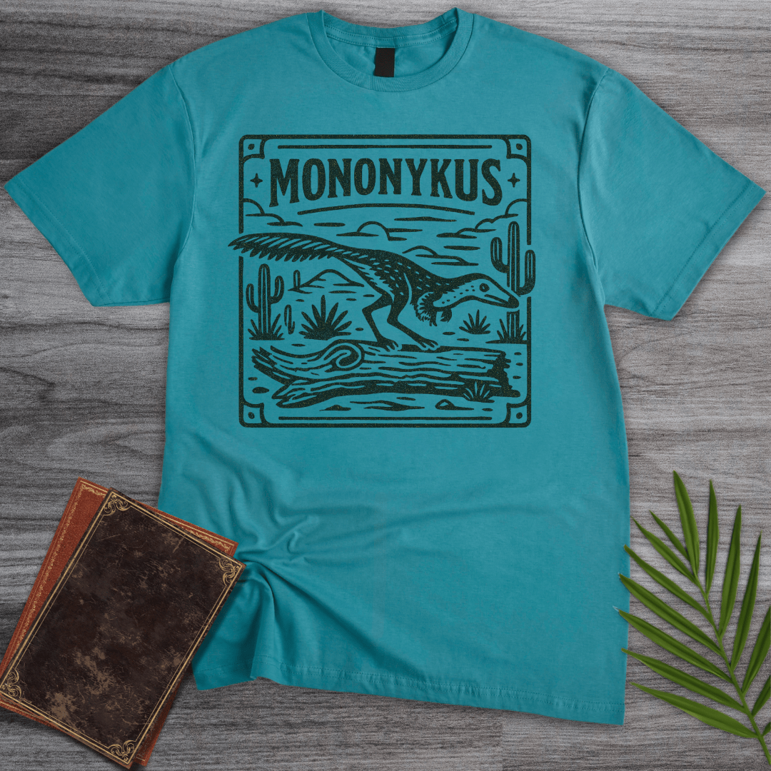 T-Shirt Tropical Blue / S Mononykus Desert Plains T-Shirt