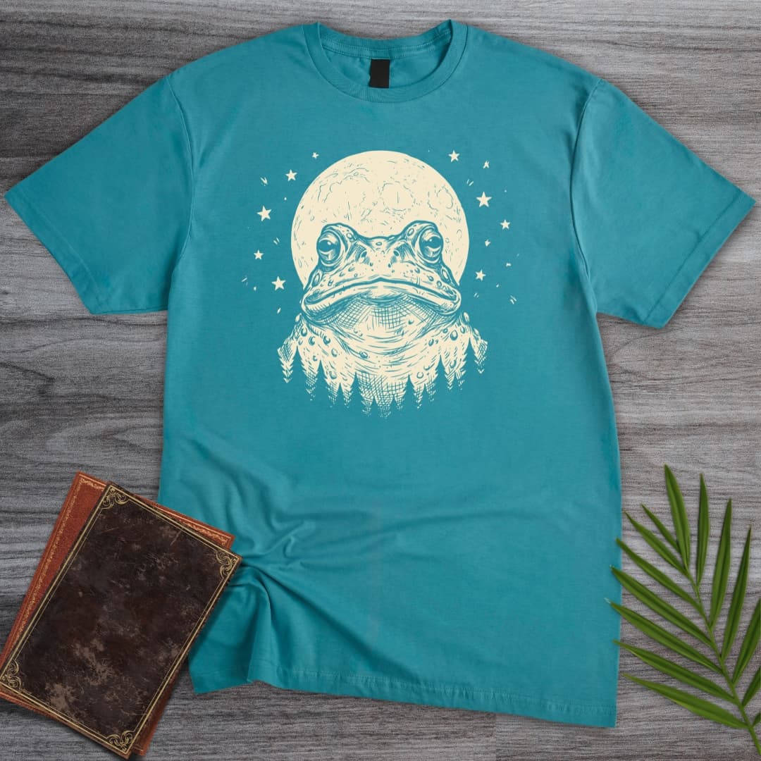 T-Shirt Tropical Blue / S Moon Gazer Toad T-Shirt