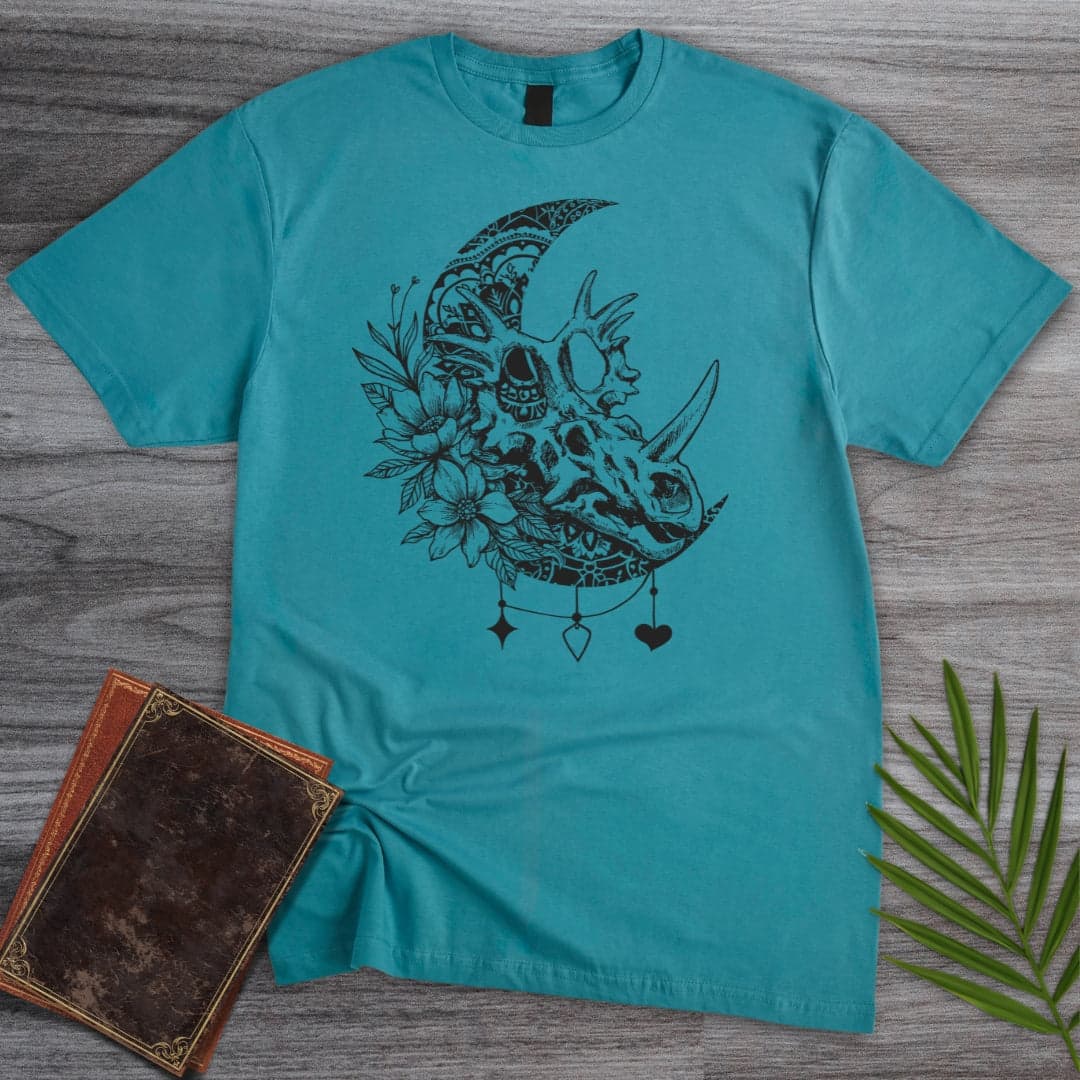 T-Shirt Tropical Blue / S Moonflower Herbivore T-Shirt