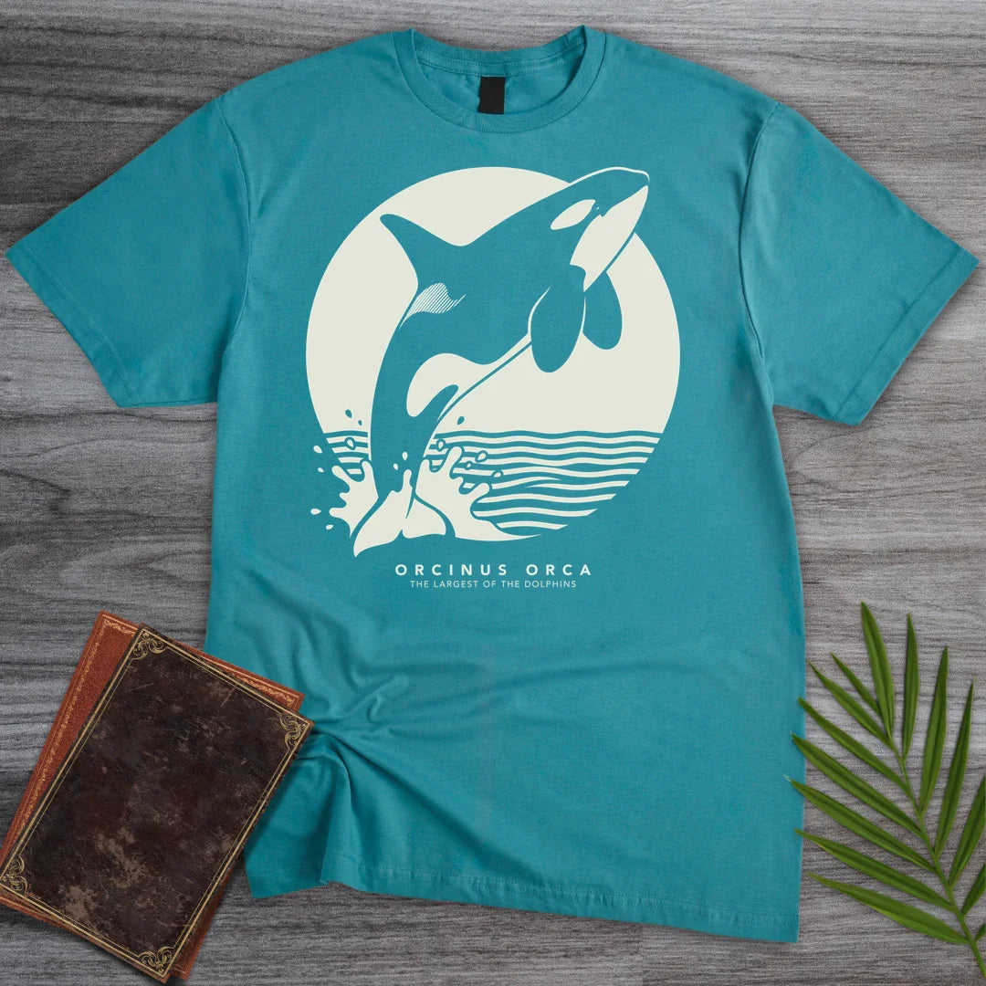 T-Shirt Tropical Blue / S Moonlit Breach Orca T-Shirt