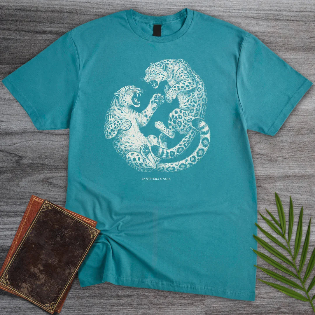 T-Shirt Tropical Blue / S Mountain Clash Snow Leopards T-Shirt
