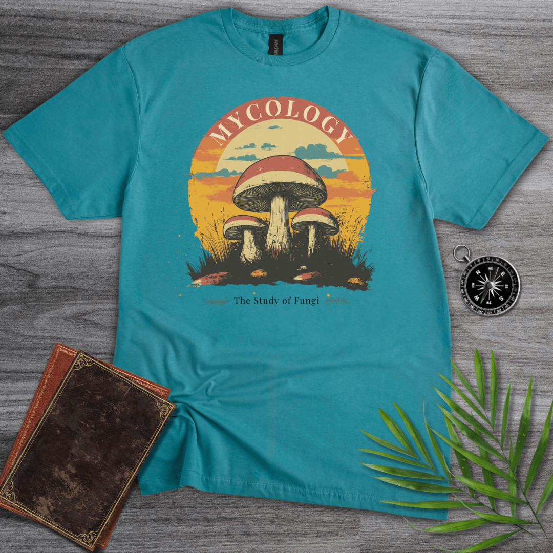 T-Shirt Tropical Blue / S MYCOLOGY: Study of Mushrooms T-Shirt