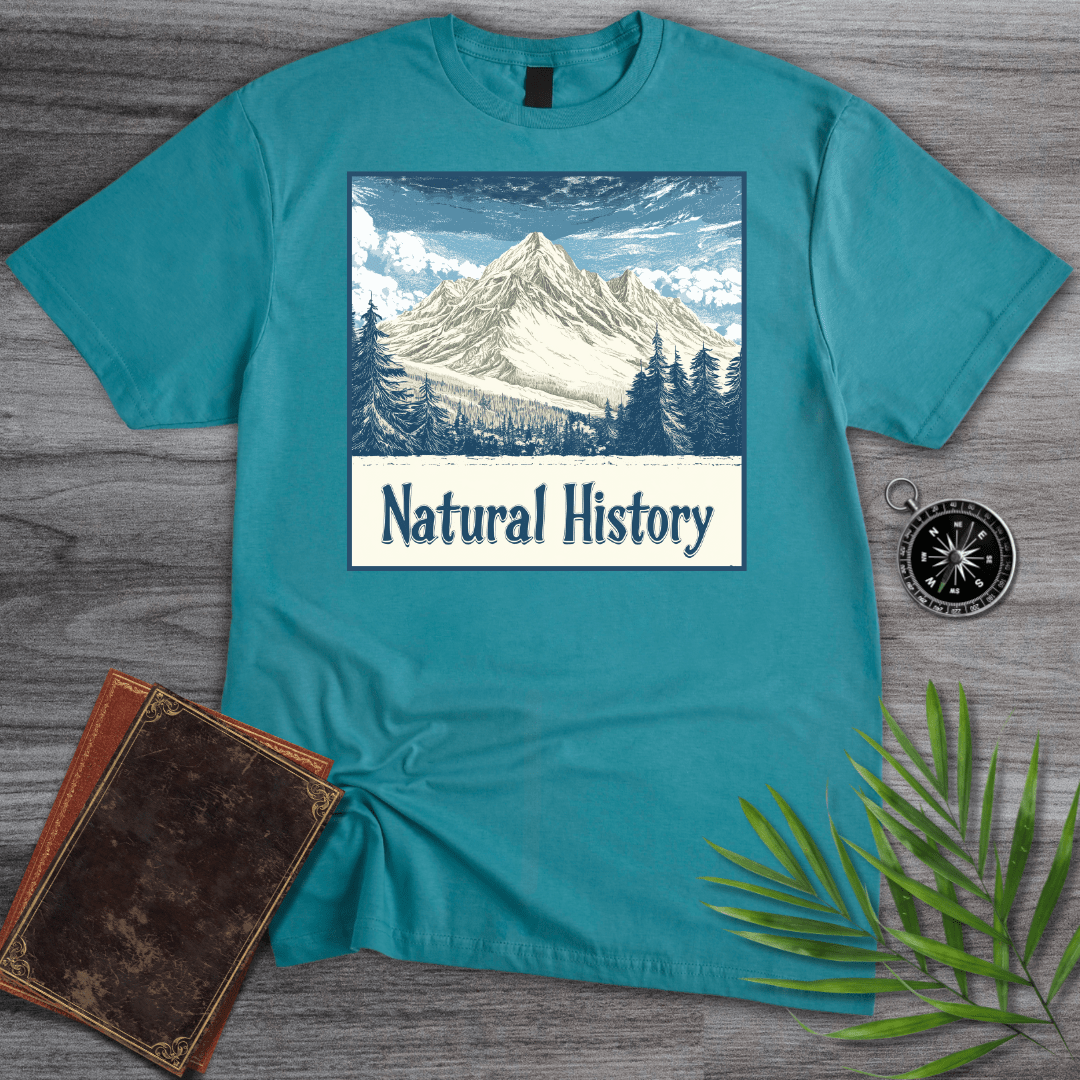 T-Shirt Tropical Blue / S Natural Historical Landscape T-Shirt