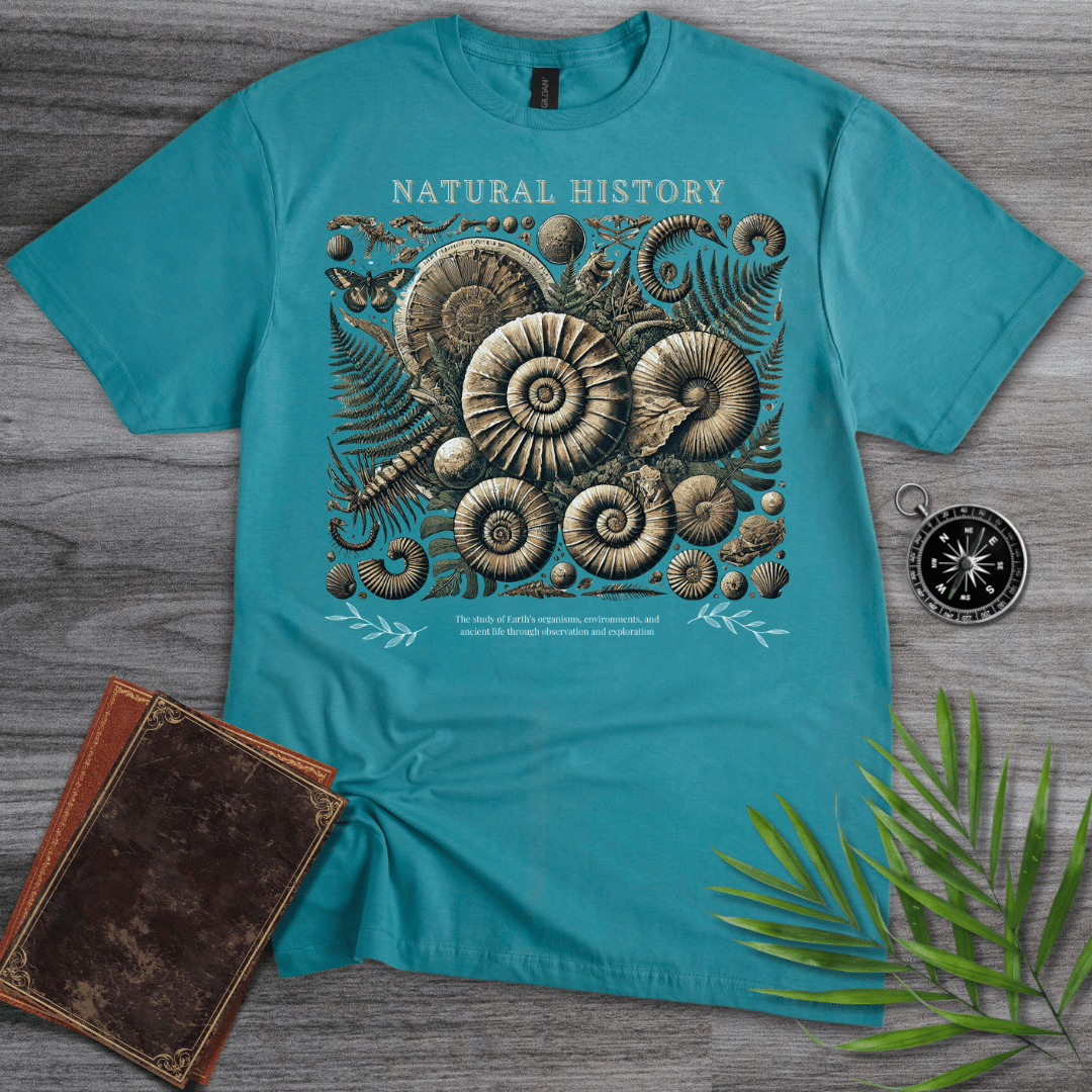 T-Shirt Tropical Blue / S Natural History: Elements & Definition Graphic T-Shirt