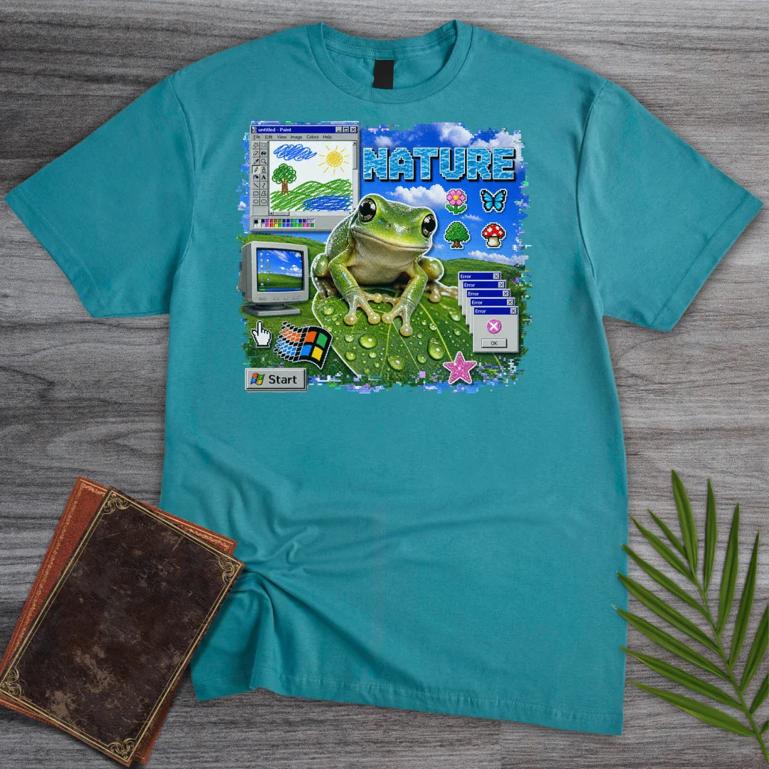 T-Shirt Tropical Blue / S Nature.exe Frog T-Shirt