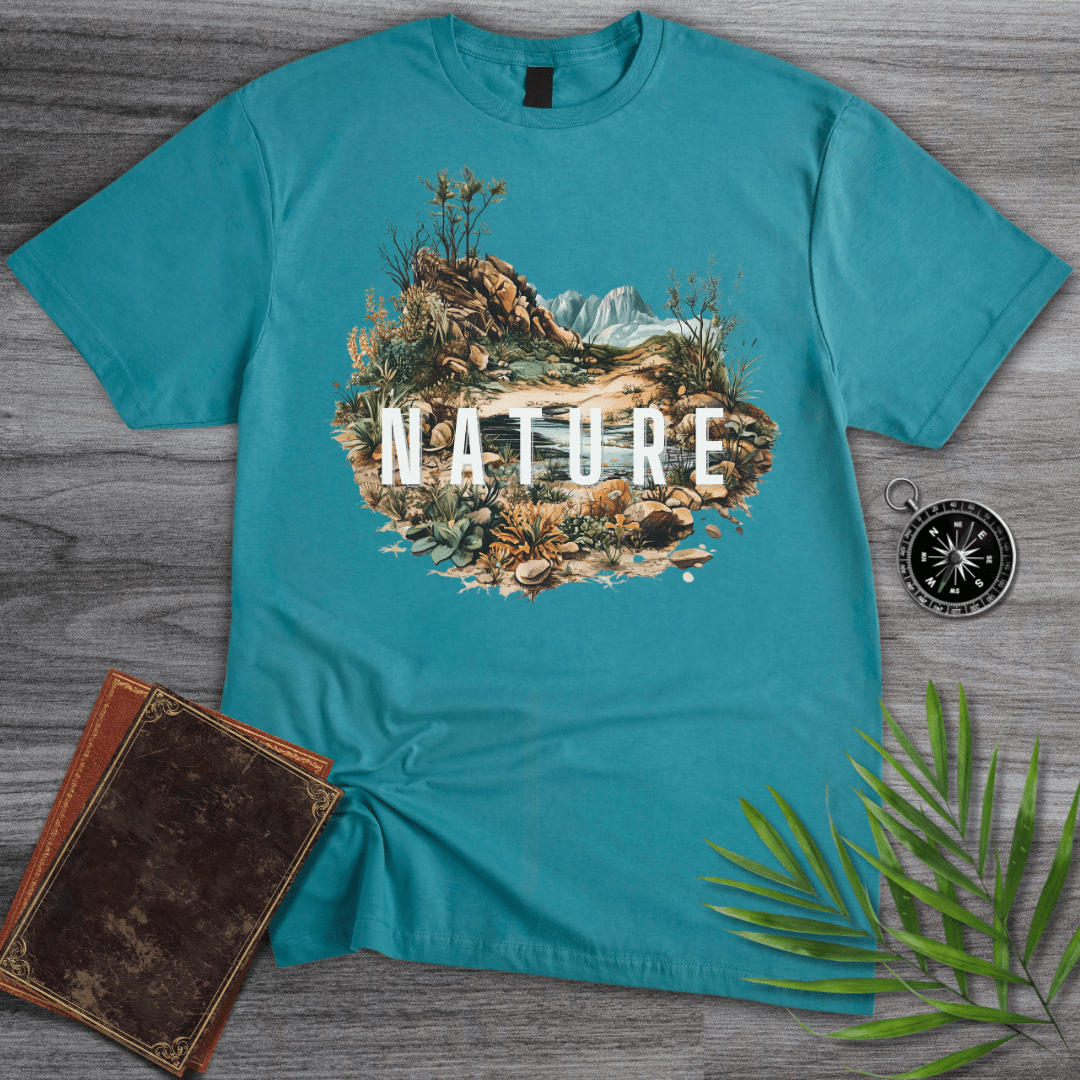 T-Shirt Tropical Blue / S NATURE: Landscape Oasis T-Shirt