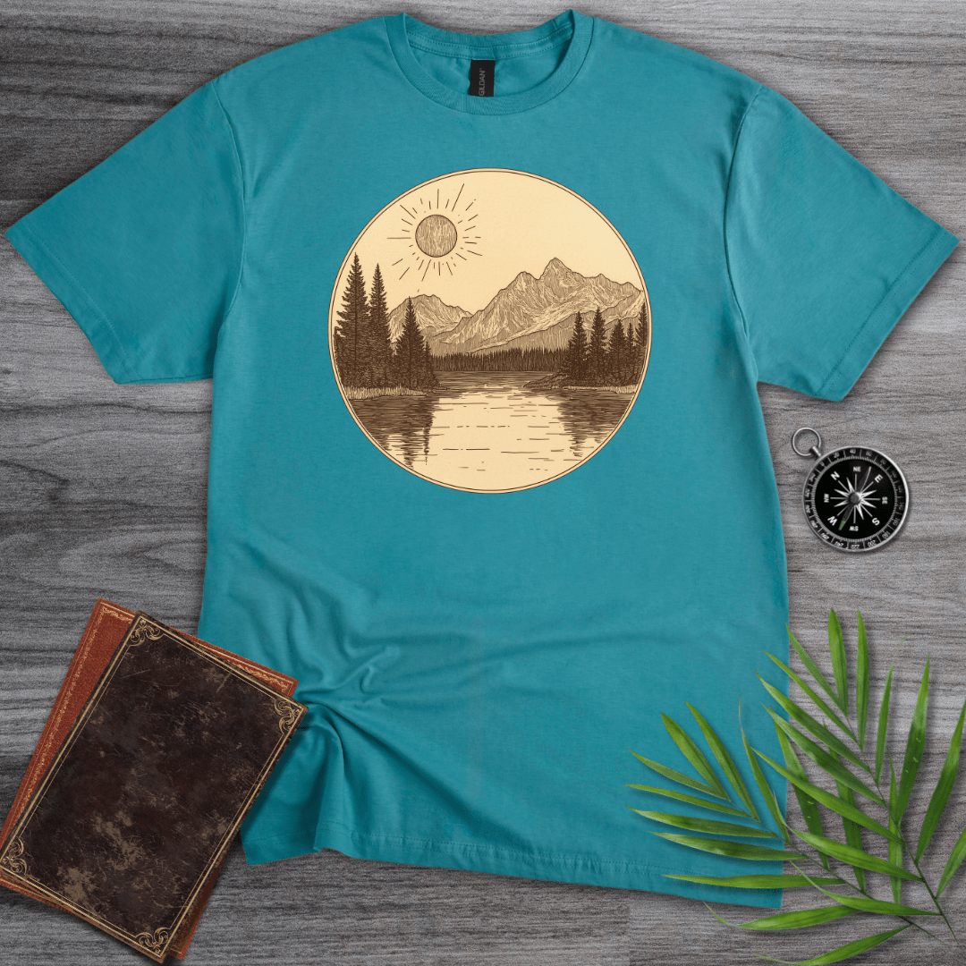 T-Shirt Tropical Blue / S Nature Serenity at Dawn T-Shirt