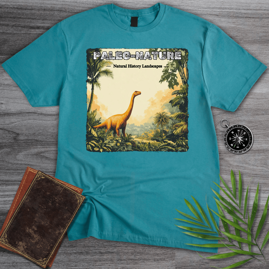 T-Shirt Tropical Blue / S Paleo-Nature Landscapes T-Shirt