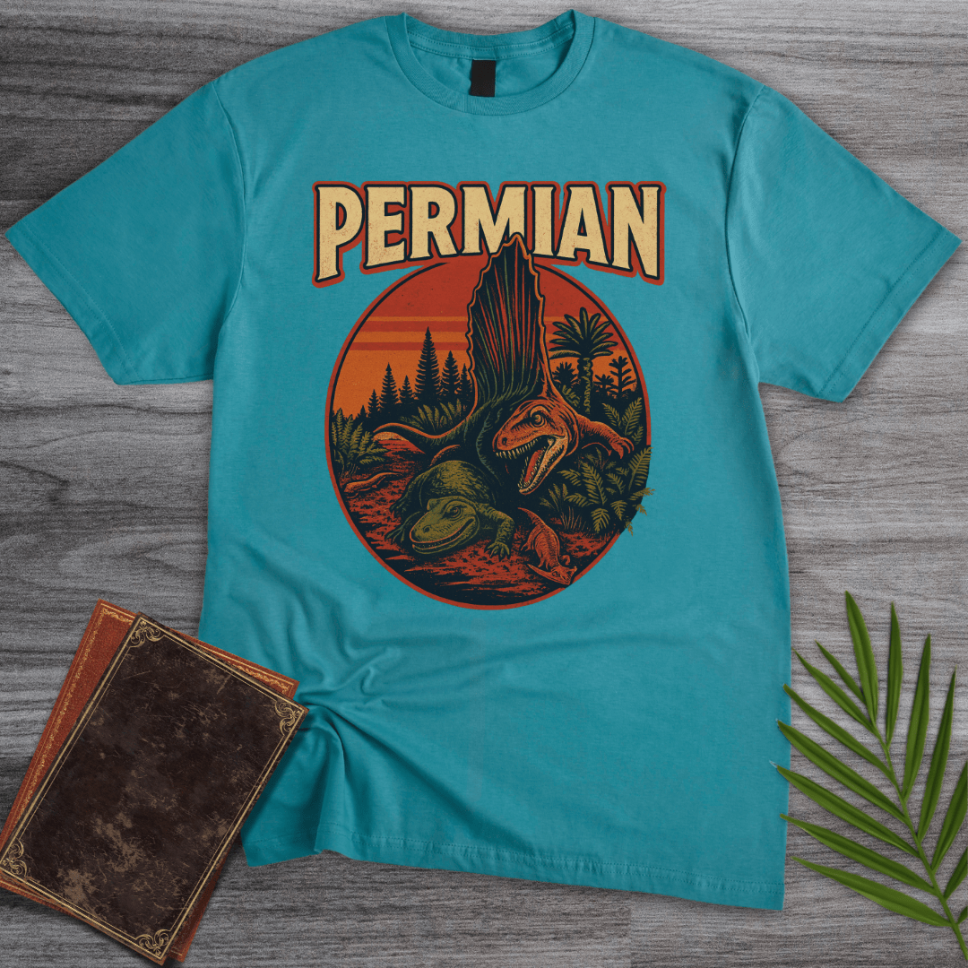 T-Shirt Tropical Blue / S Permian Vintage Environment T-Shirt