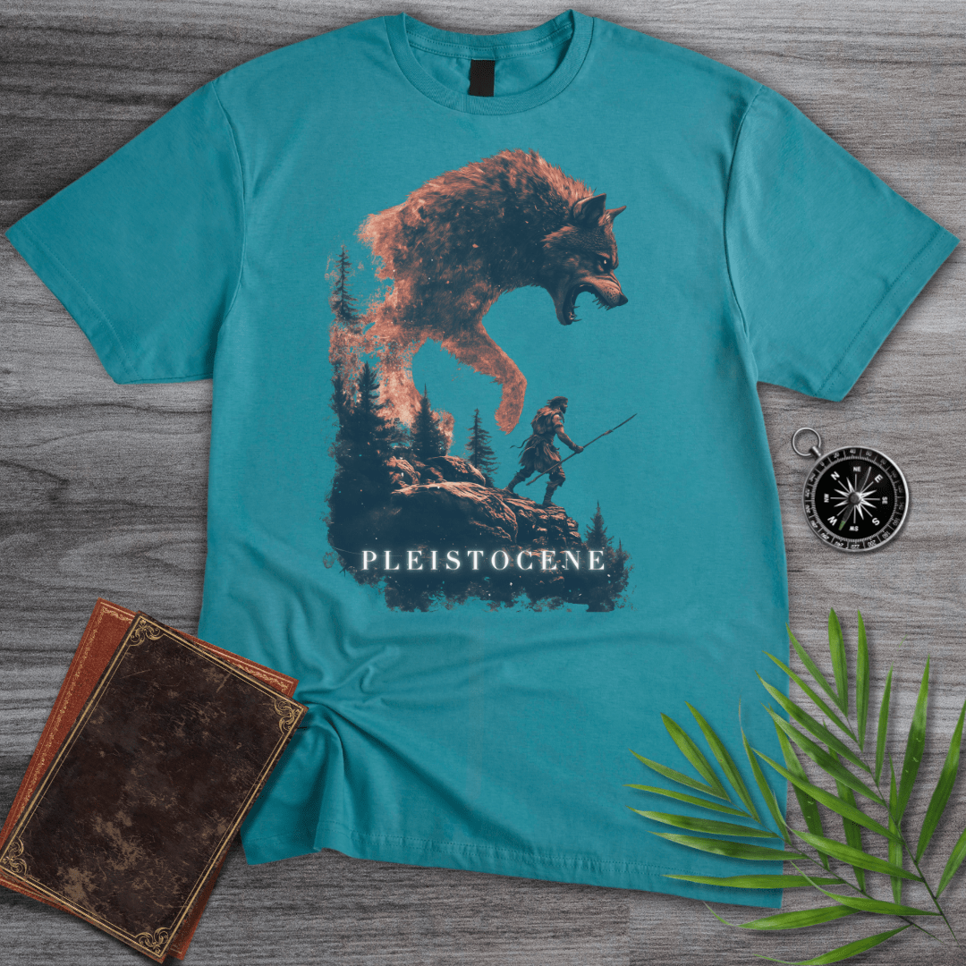 T-Shirt Tropical Blue / S Pleistocene Dire Wolf Spirit T-Shirt