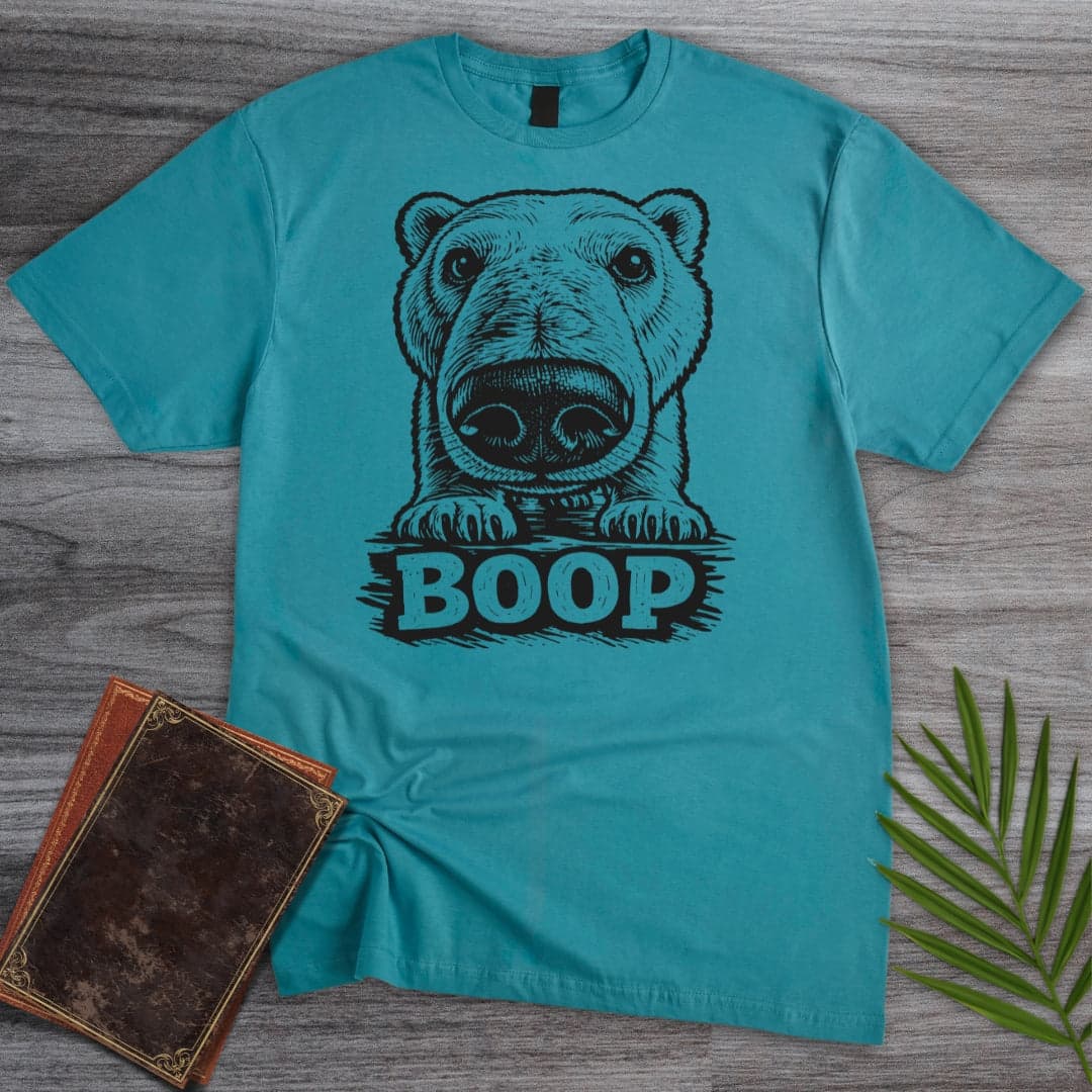 T-Shirt Tropical Blue / S Polar Bear Boop T-Shirt