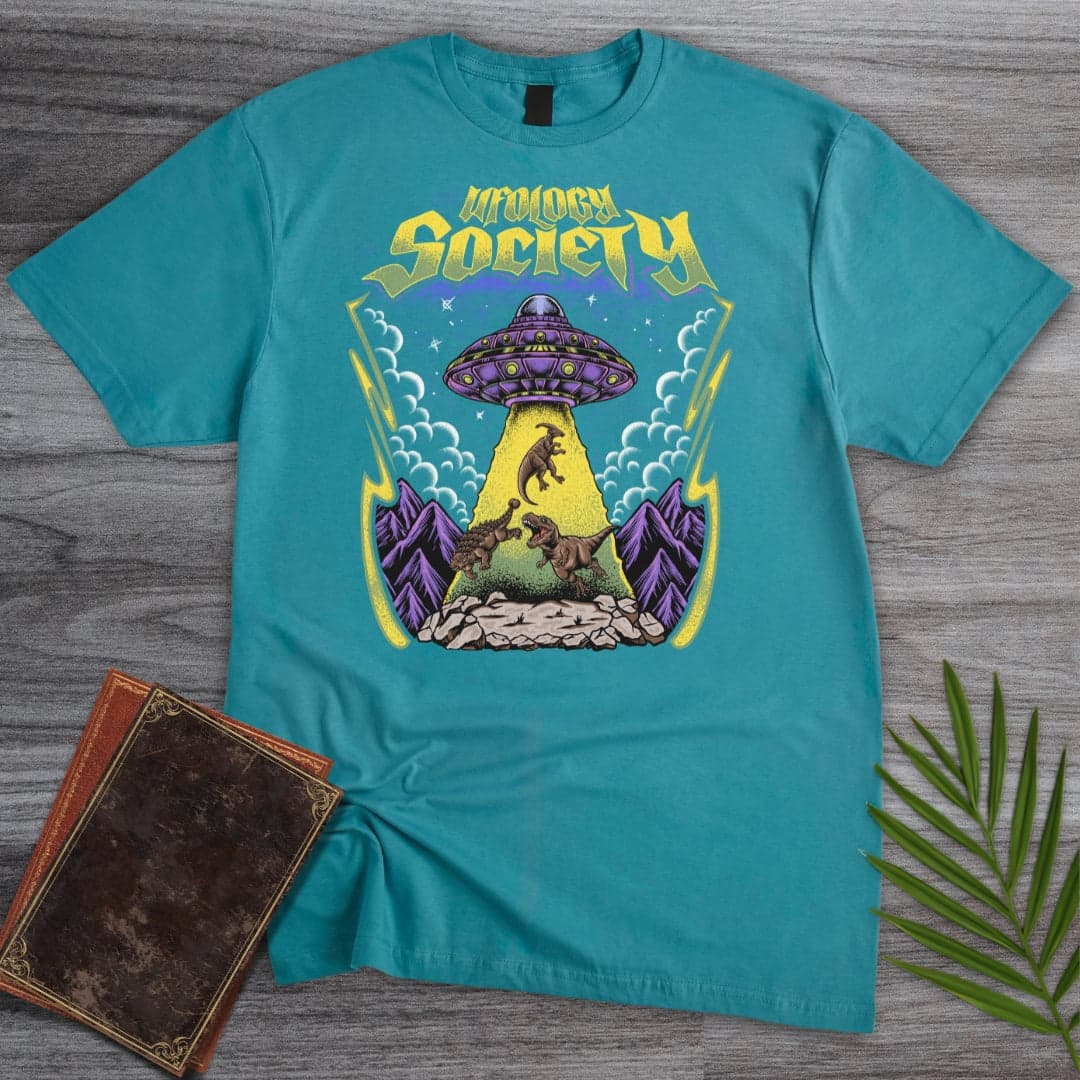 T-Shirt Tropical Blue / S Prehistoric Ufology Society T-Shirt (Akbar Sansa)