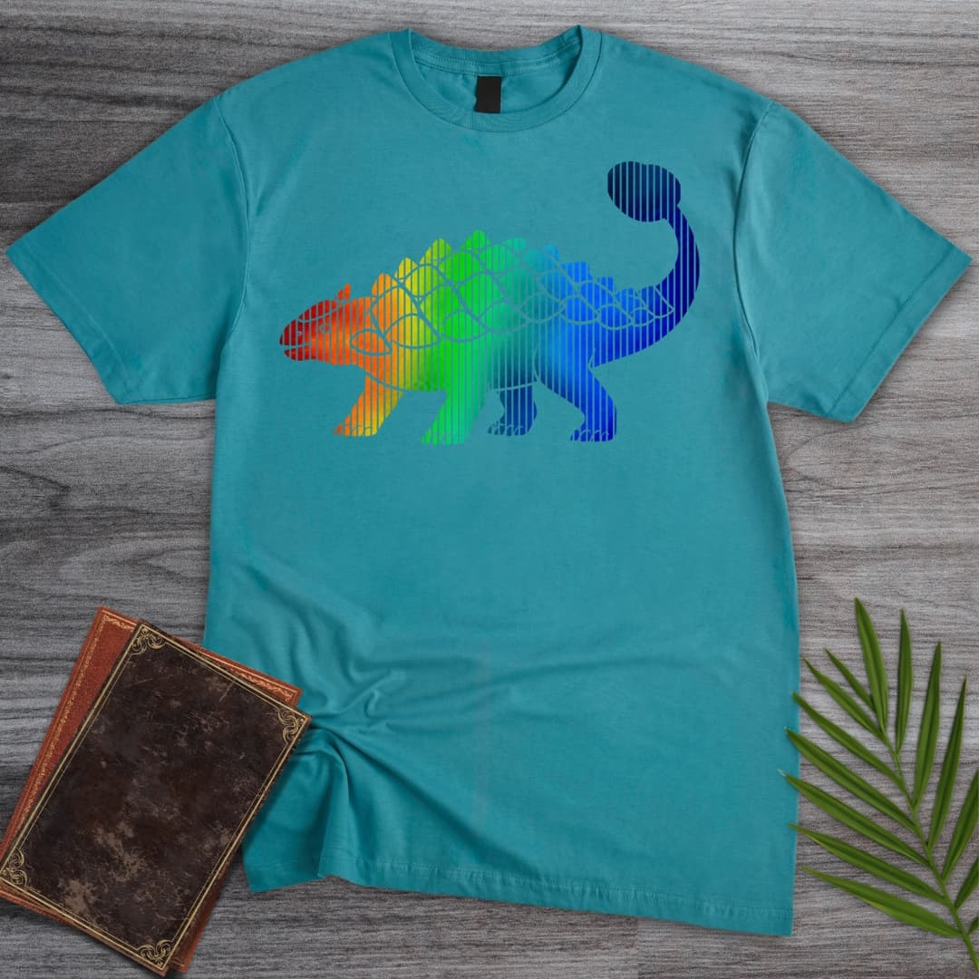 T-Shirt Tropical Blue / S Rainbow Tanky Anky T-Shirt