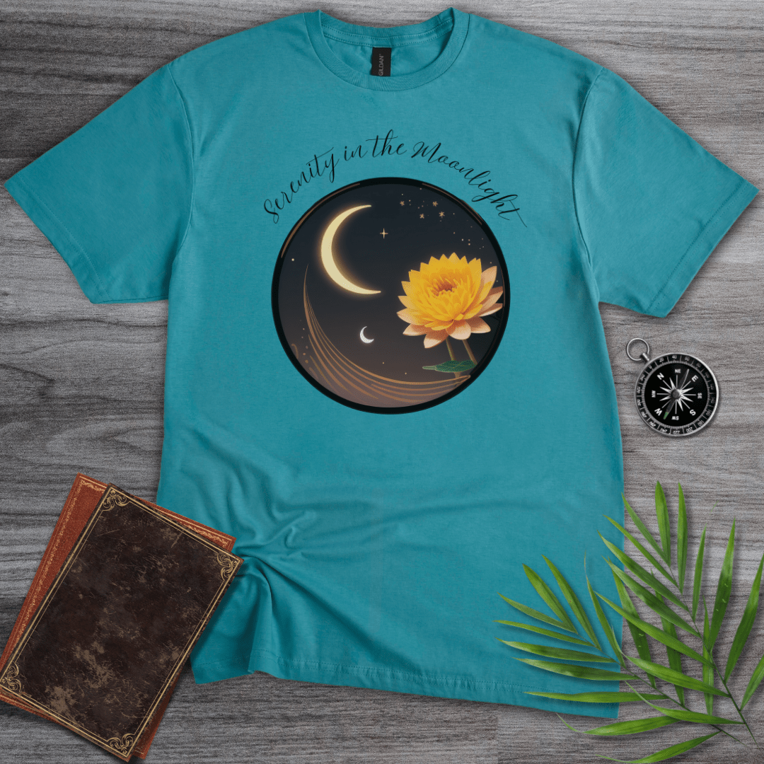 T-Shirt Tropical Blue / S Serenity in the Moonlight T-Shirt