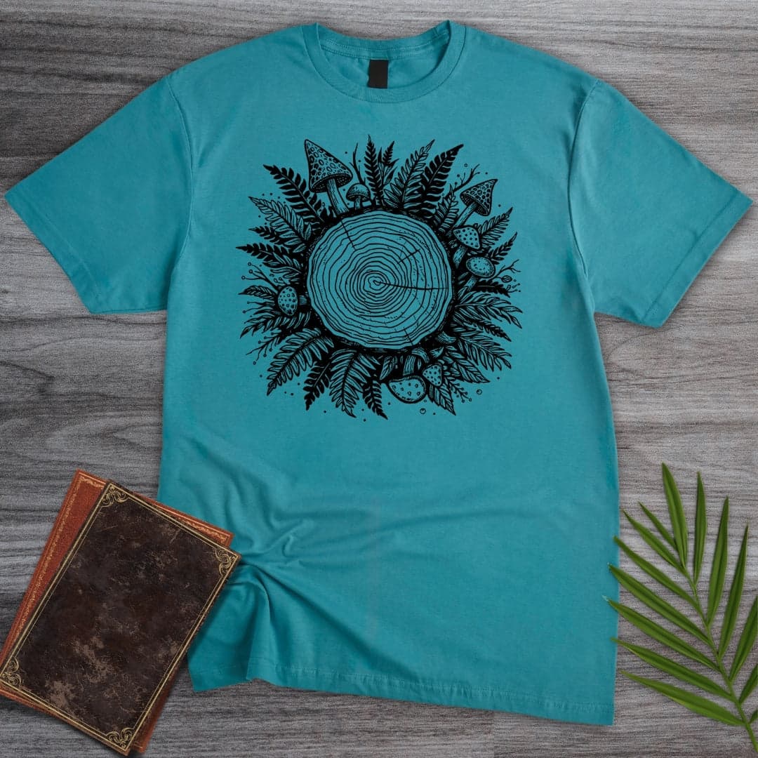 T-Shirt Tropical Blue / S Simple Dendrochronology T-Shirt