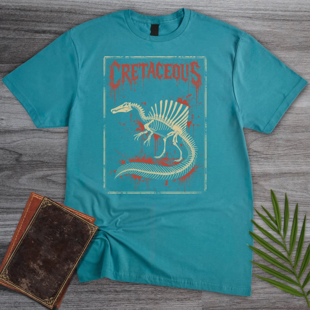 T-Shirt Tropical Blue / S Spinosaurus Cretaceous Horror T-Shirt