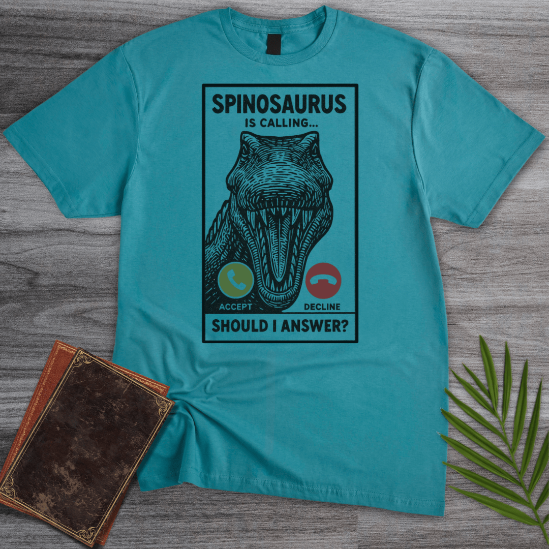 T-Shirt Tropical Blue / S Spinosaurus is Calling T-Shirt
