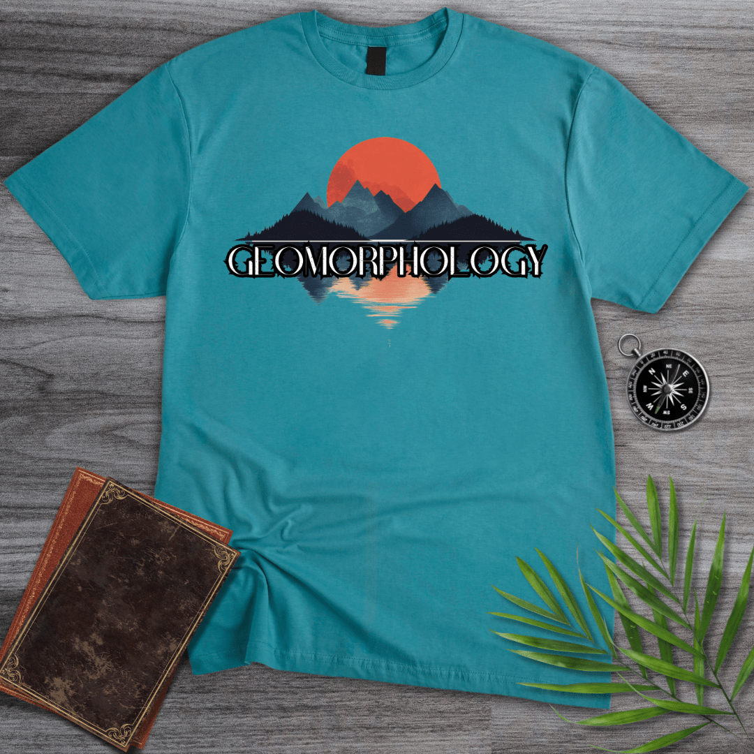 T-Shirt Tropical Blue / S Sunset Geomorphology T-Shirt