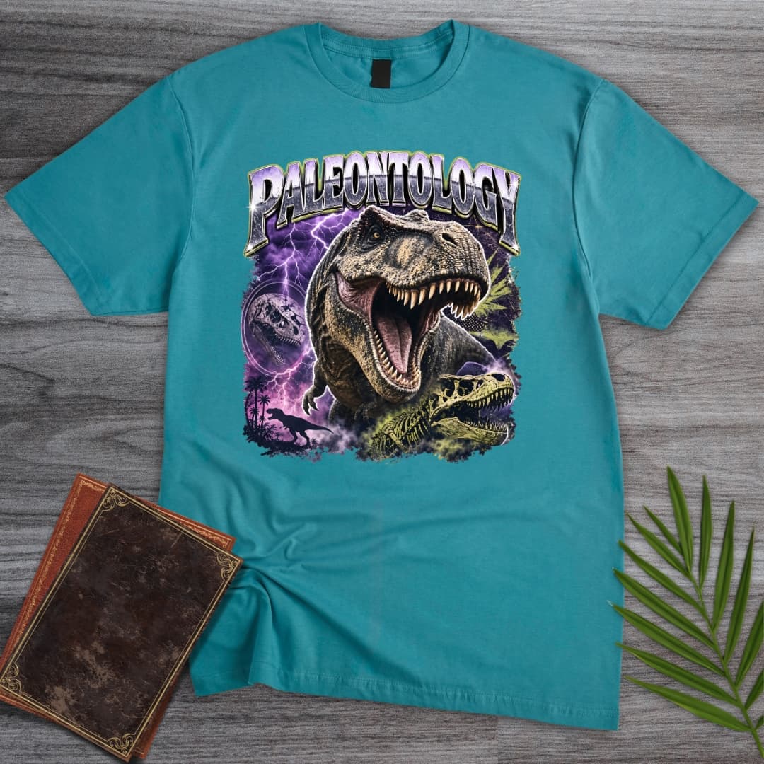 T-Shirt Tropical Blue / S T.rex Streetwear Paleontology T-Shirt