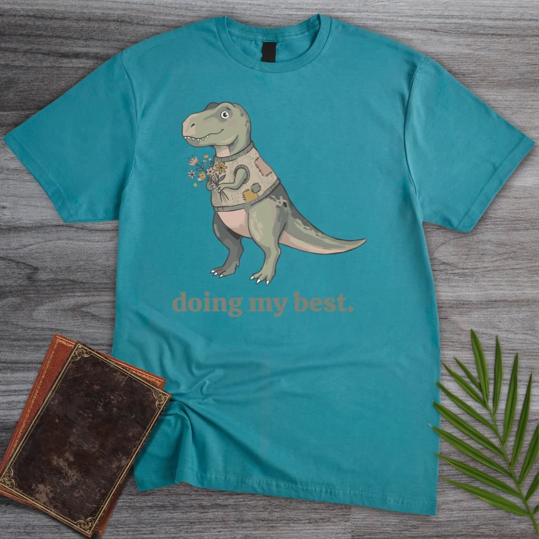 T-Shirt Tropical Blue / S Tender Tyrannosaurus T-Shirt