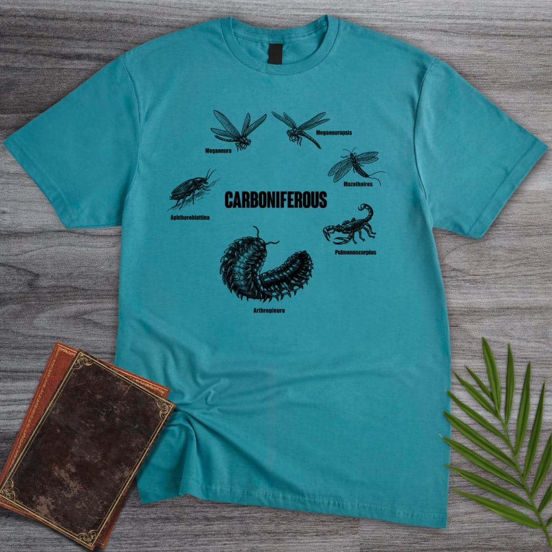 T-Shirt Tropical Blue / S The Carboniferous Arthopods Epoch T-Shirt