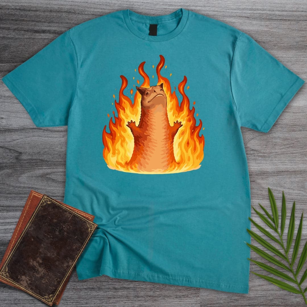 T-Shirt Tropical Blue / S The Fire Carnotaurus T-Shirt