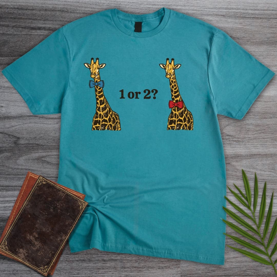 T-Shirt Tropical Blue / S The Giraffe Debate T-Shirt